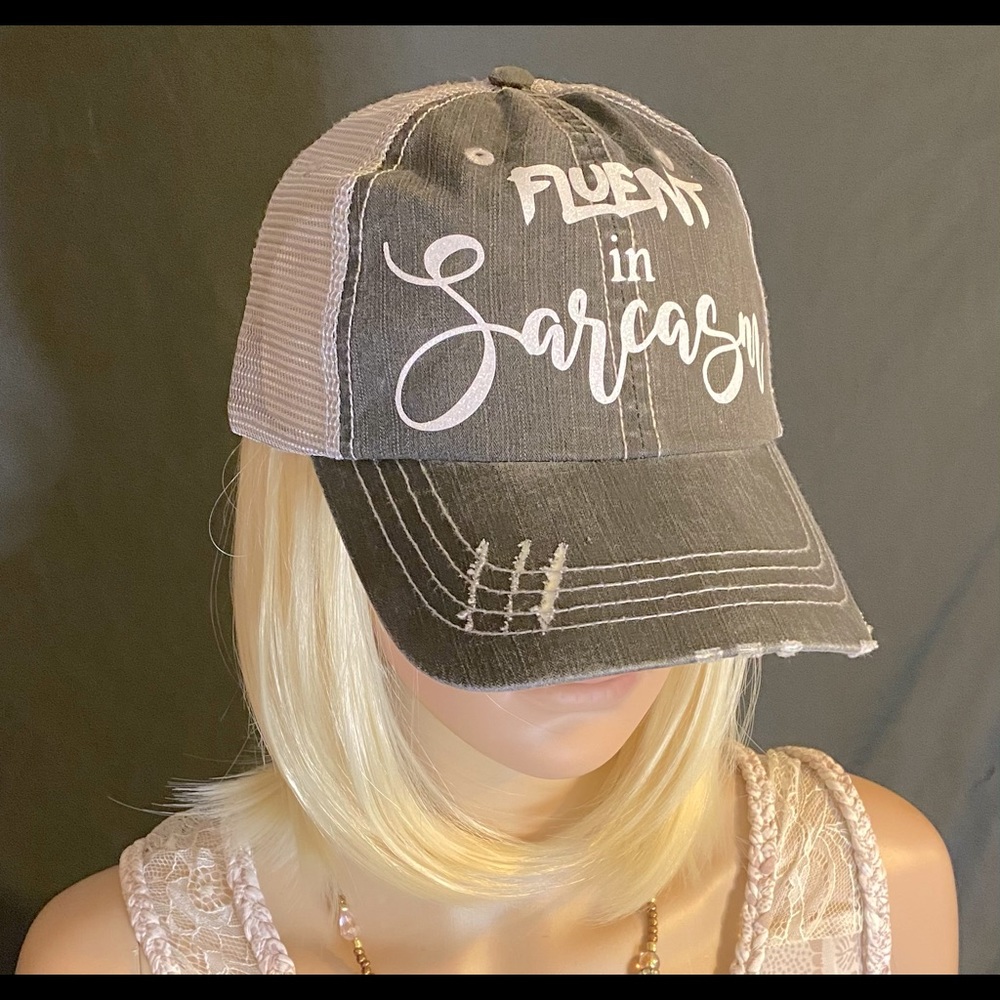 Sarcasm Baseball Cap 🧢!